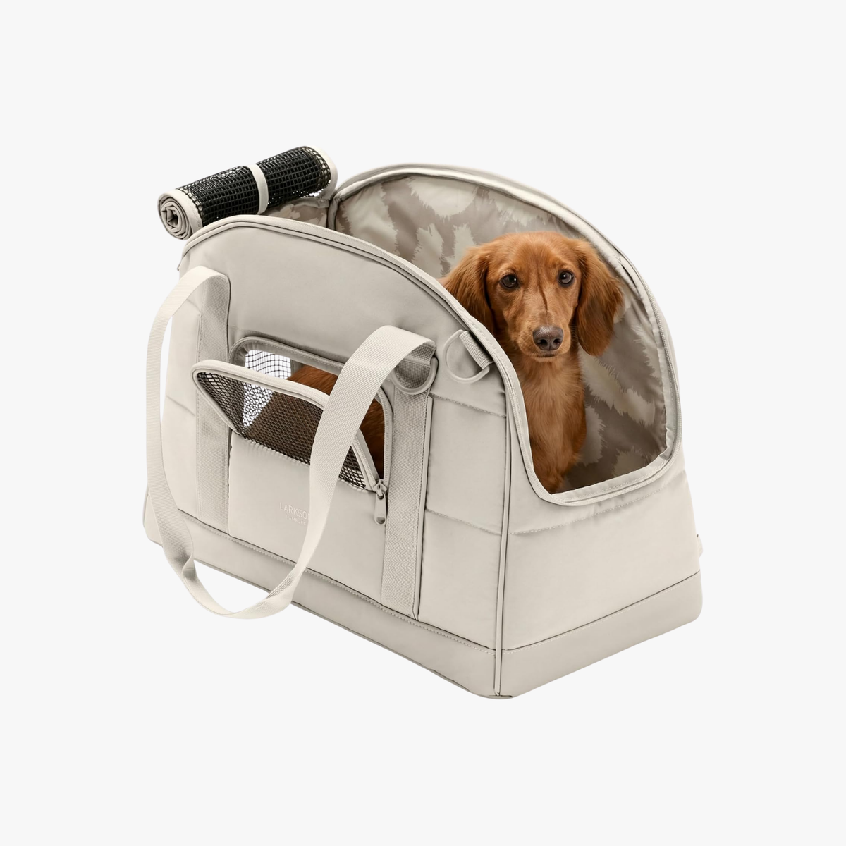 Sac de transport cabine pour chiens et chats beige