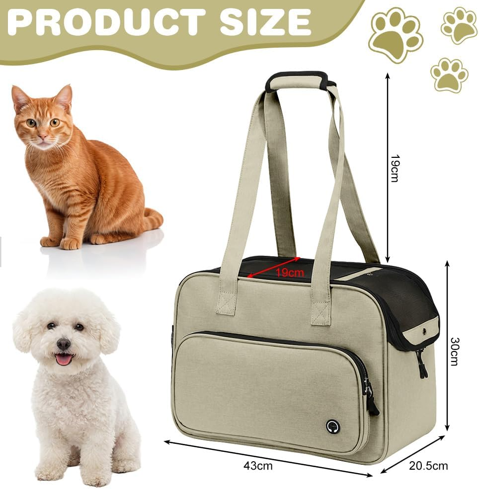 Sac de transport respirant pour chiens et chats jusqu'à 13 kg