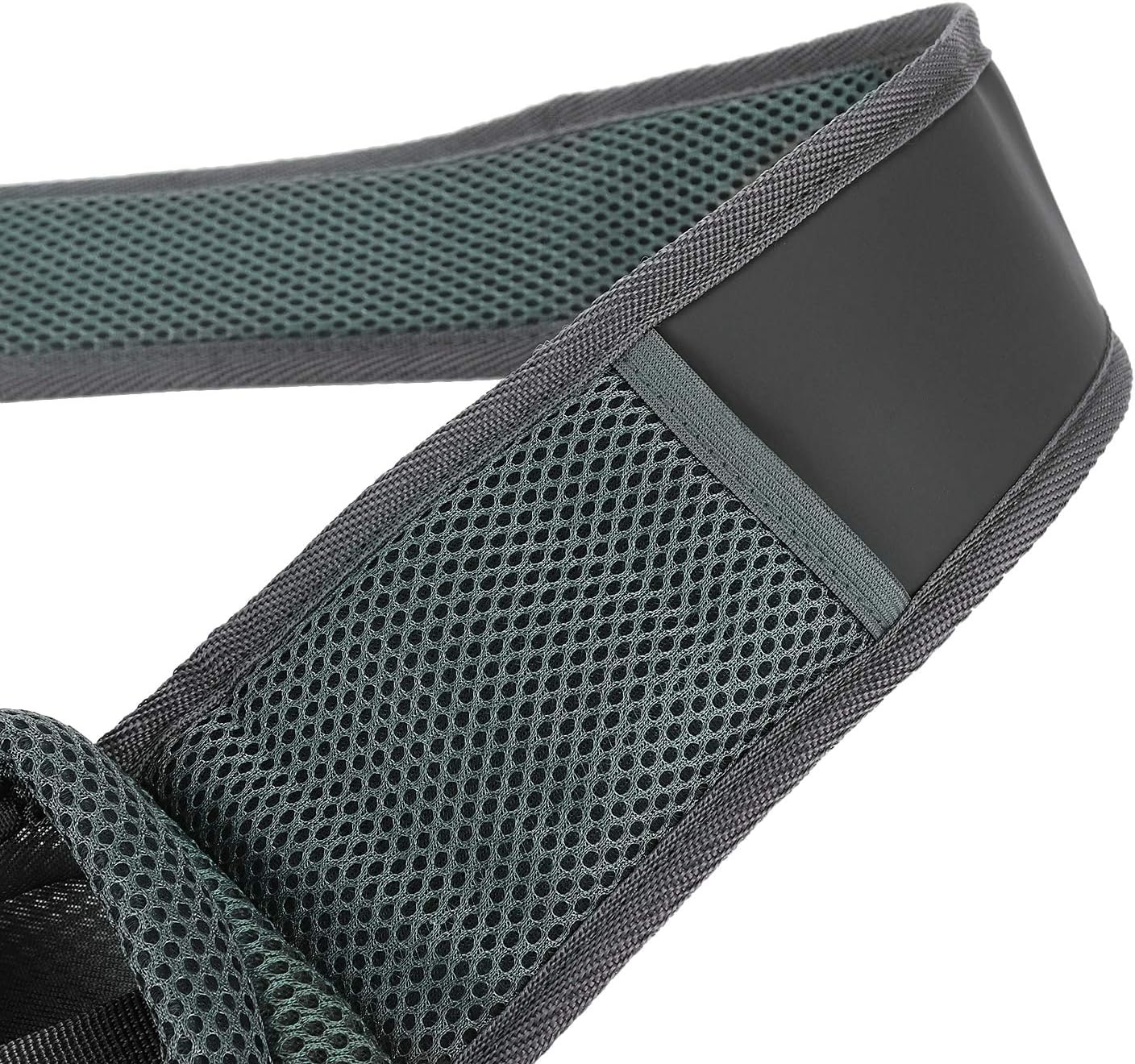 Sac bandoulière respirant en nylon pour chiens et chats gris